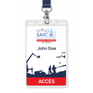 Badge Accès 1 jour + Malette congrès + Repas + Excursion des anciens